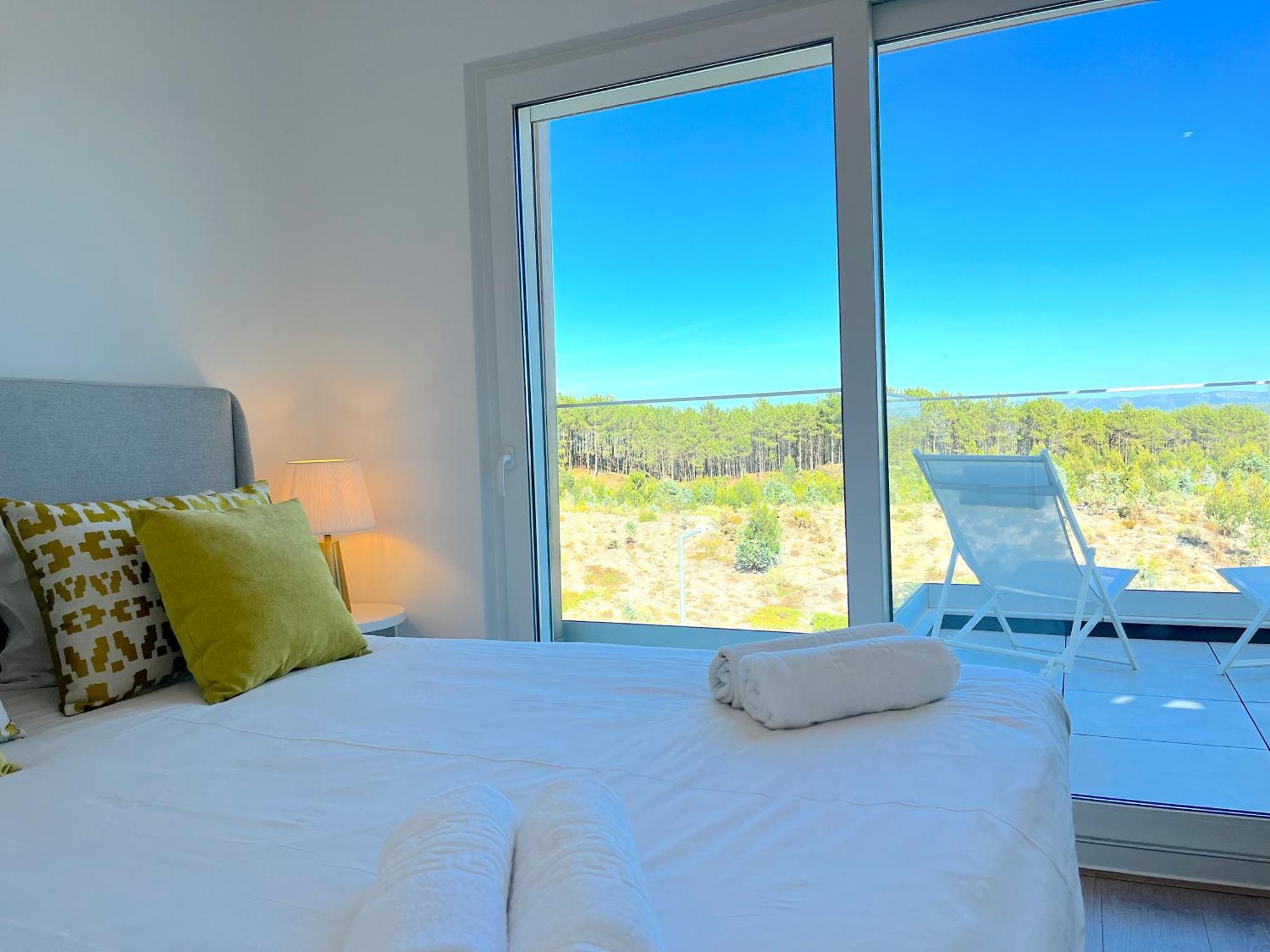Mar A Vista - Condominium With Pool, Gym And Sea Views Nazaré Esterno foto