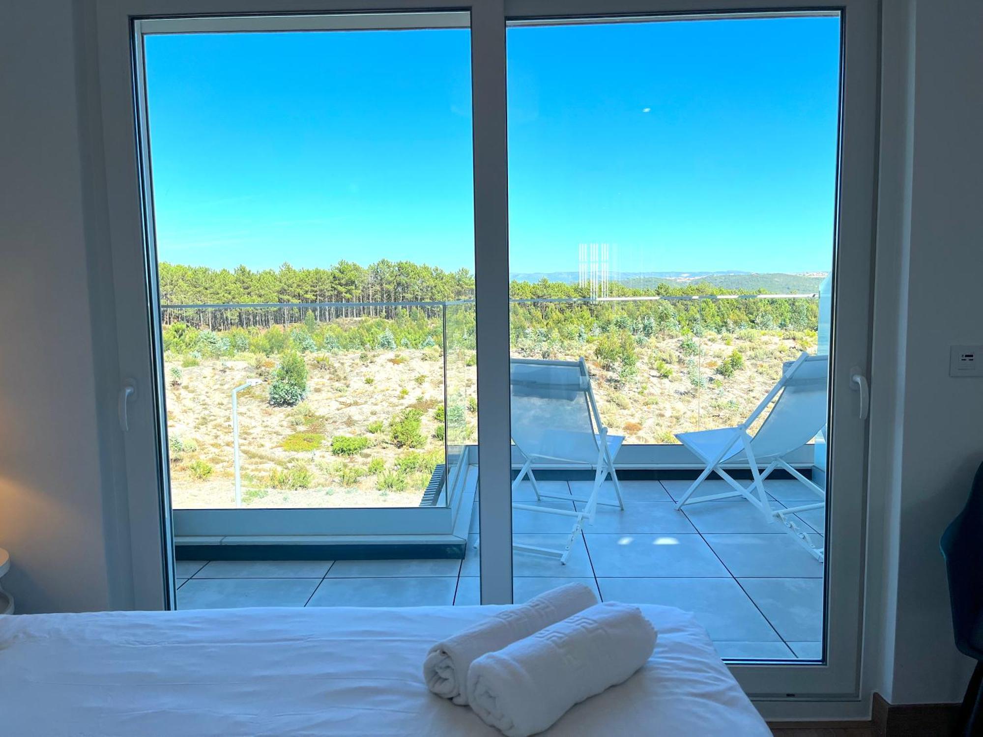 Mar A Vista - Condominium With Pool, Gym And Sea Views Nazaré Esterno foto