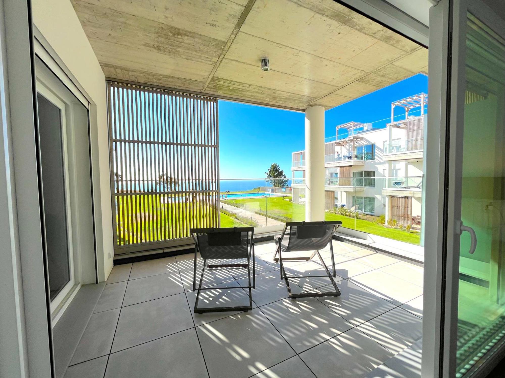 Mar A Vista - Condominium With Pool, Gym And Sea Views Nazaré Esterno foto