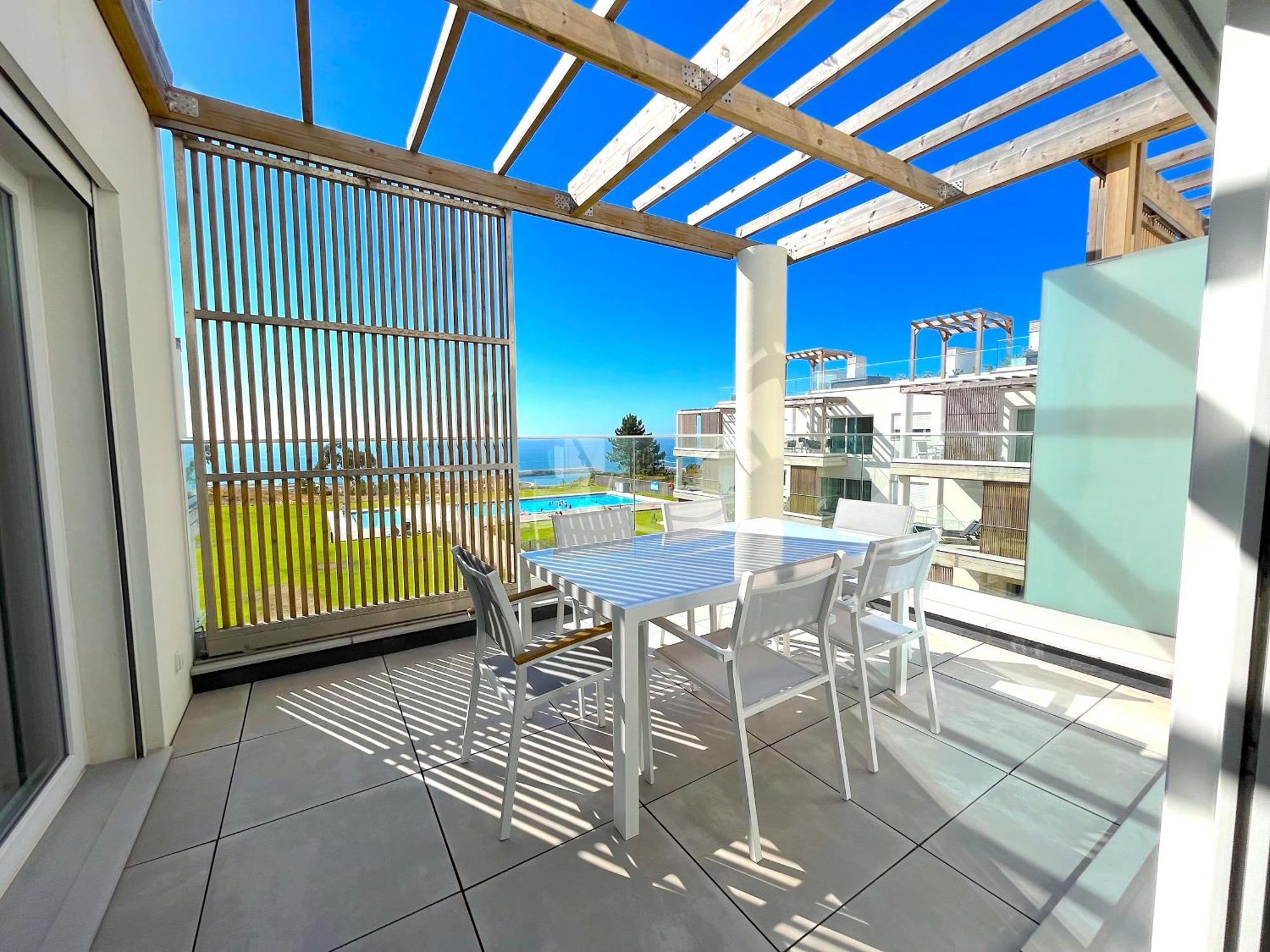 Mar A Vista - Condominium With Pool, Gym And Sea Views Nazaré Esterno foto