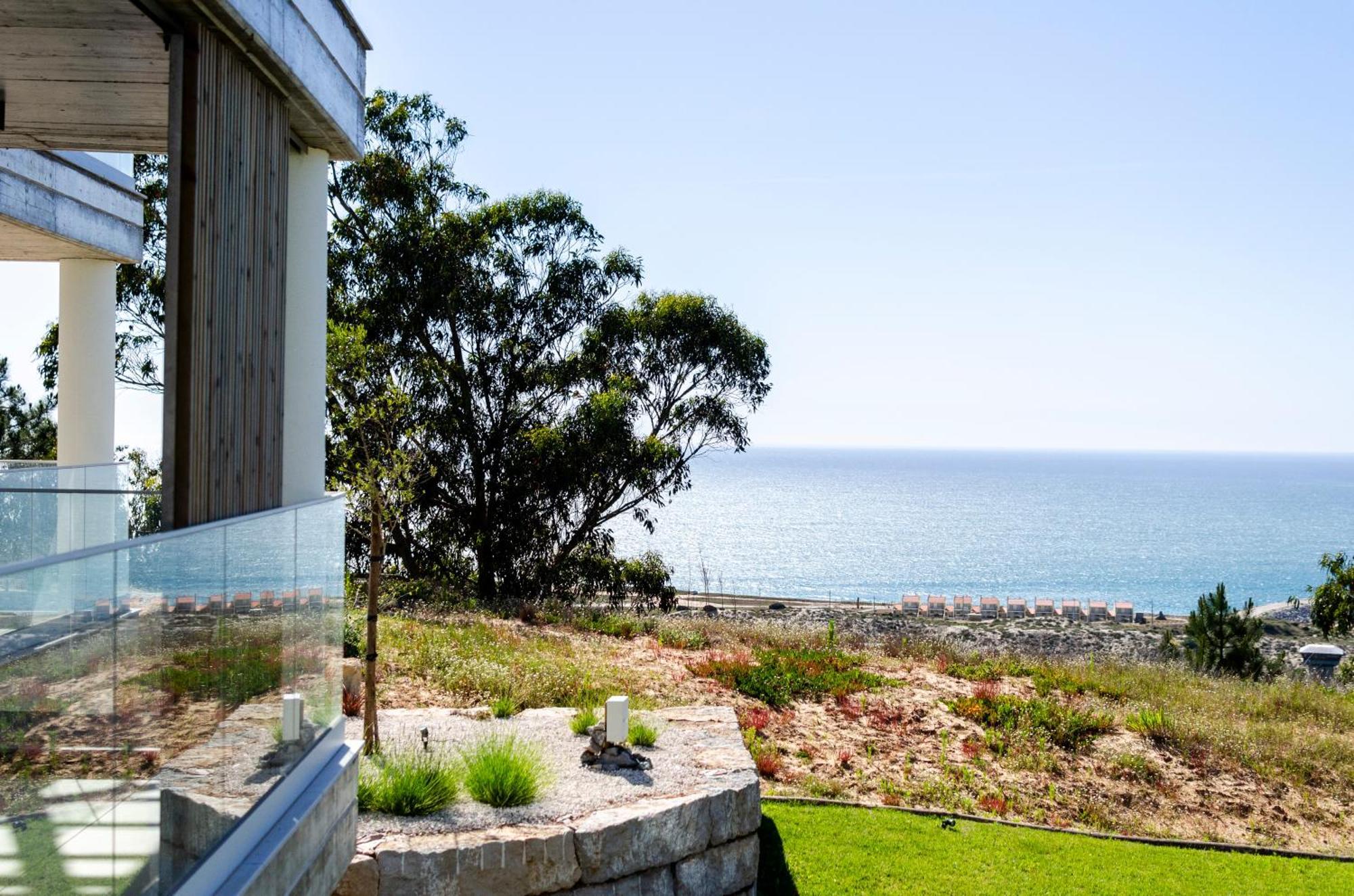 Mar A Vista - Condominium With Pool, Gym And Sea Views Nazaré Camera foto